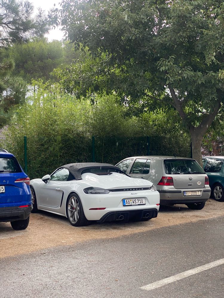 Porsche 718 Boxster Spyder in Krk