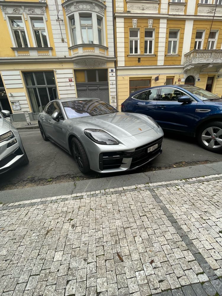 Porsche Panamera in Capital City of Prague
