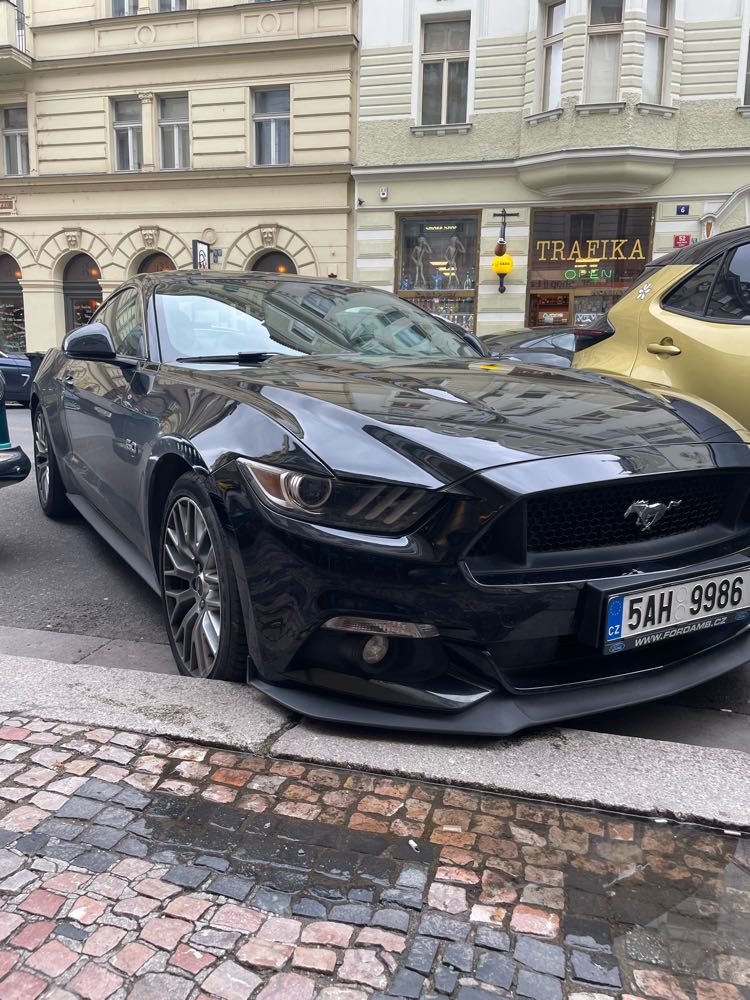 Ford Mustang in Capital City of Prague