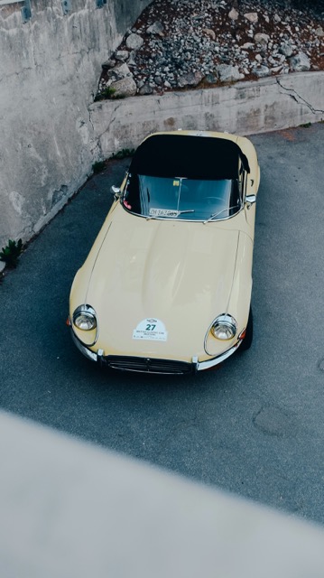 Jaguar E-Type in St. Moritz